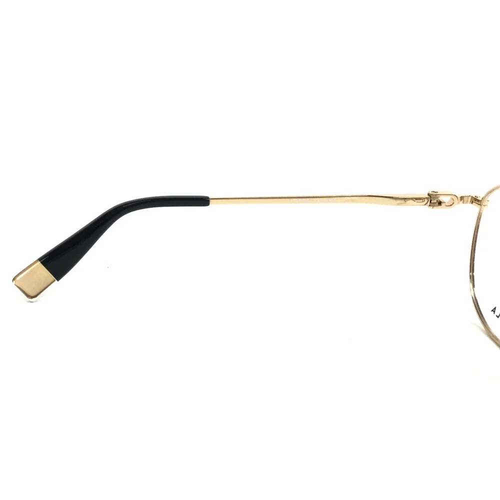 Furla Eyeglasses Frames VFU589S COL.0300 Shiny Gold Crystals Wire Rim 50-19-135